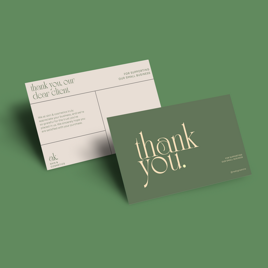 Recycled Note cards - 14pt uncoated